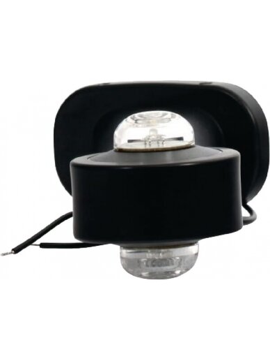 Žibintas RH LED, apvalus, 12/24V, raudonas/permatomas, tvirtinamas varžtais, 167x68x156mm, Waś 2 Žibintas RH LED, apvalus, 12/24V, raudonas/permatomas, tvirtinamas varžtais, 167x68x156mm, Waś 2