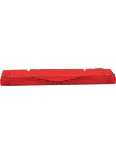 Žibinto gaubtas, gintarinis/raudonas 232x192 mm galinis/kairasis Waś Žibinto gaubtas, gintarinis/raudonas 232x192 mm galinis/kairasis Waś