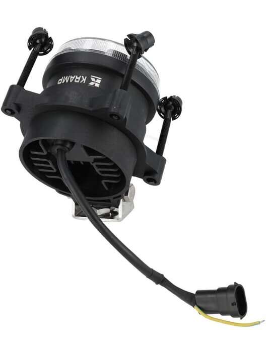 Žibintas LED, 30/5W, apvalus, 10-30V, Ø90mm, artimosios šviesos, gabaritinės šviesos, H9 jungtis, Kramp 2 Žibintas LED, 30/5W, apvalus, 10-30V, Ø90mm, artimosios šviesos, gabaritinės šviesos, H9 jungtis, Kramp 2