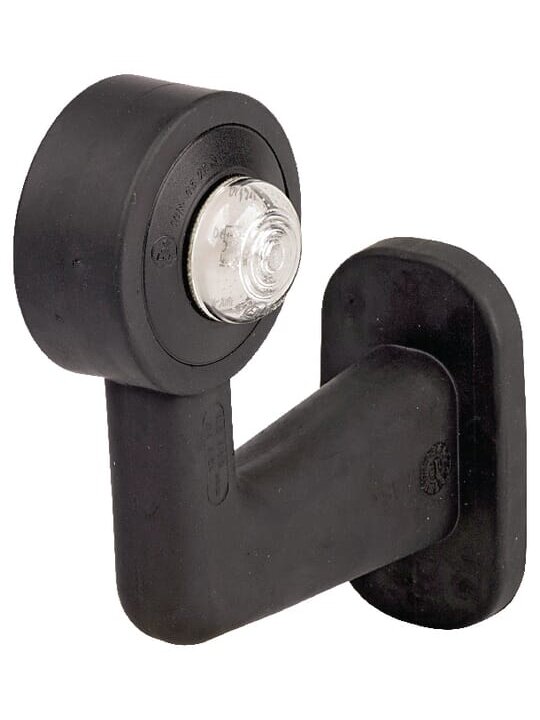 Žibintas RH LED, apvalus, 12/24V, baltas, tvirtinamas varžtais, 125x145mm, Waś