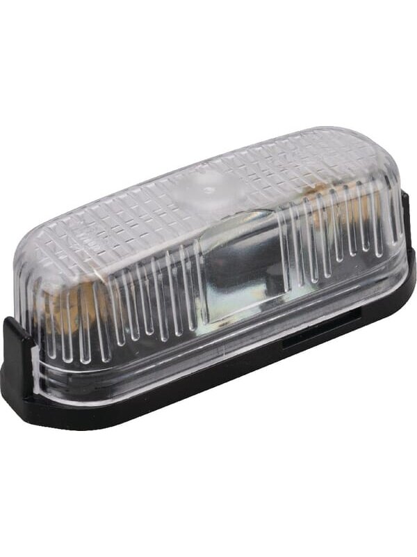 Žibintai stačiakampio formos, 12/24V, balti, tvirtinami varžtais, 74x27mm, Jokon Žibintai stačiakampio formos, 12/24V, balti, tvirtinami varžtais, 74x27mm, Jokon
