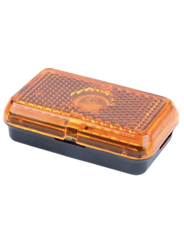 Žibintas 5W, stačiakampis, 12/24V, oranžinės spalvos, tvirtinamas varžtais, 74x22.5x45mm, Jokon Žibintas 5W, stačiakampis, 12/24V, oranžinės spalvos, tvirtinamas varžtais, 74x22.5x45mm, Jokon