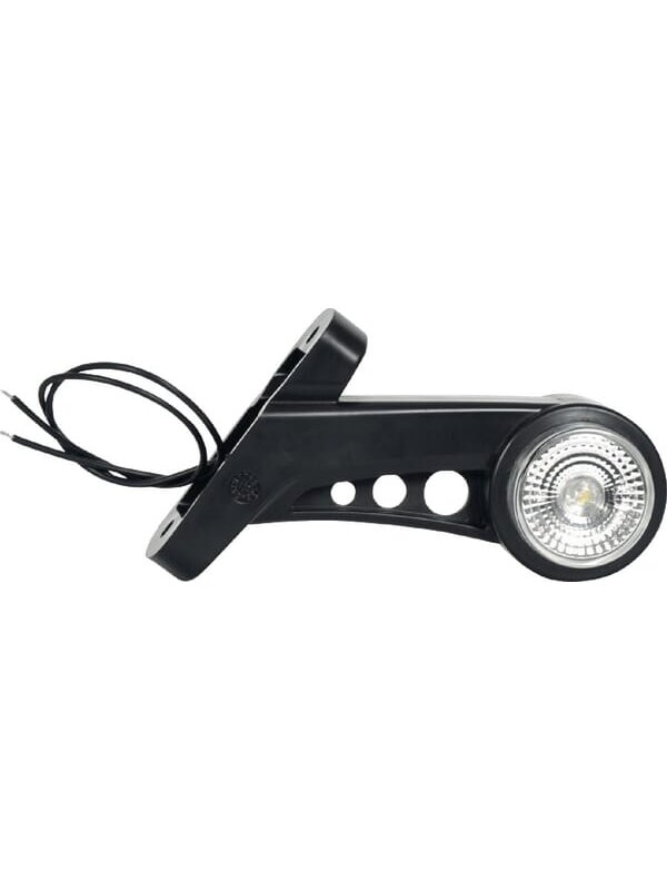 Žibintas LH LED, apvalus, 12/24V, gintarinis/raudonas/baltas, tvirtinamas varžtais, 131 mm, Waś Žibintas LH LED, apvalus, 12/24V, gintarinis/raudonas/baltas, tvirtinamas varžtais, 131 mm, Waś