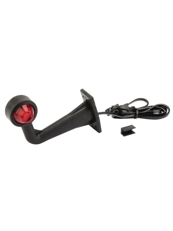 Žibintas LH LED, apvalus, 12/24V, raudonas/permatomas, tvirtinamas varžtais 1 Žibintas LH LED, apvalus, 12/24V, raudonas/permatomas, tvirtinamas varžtais 1