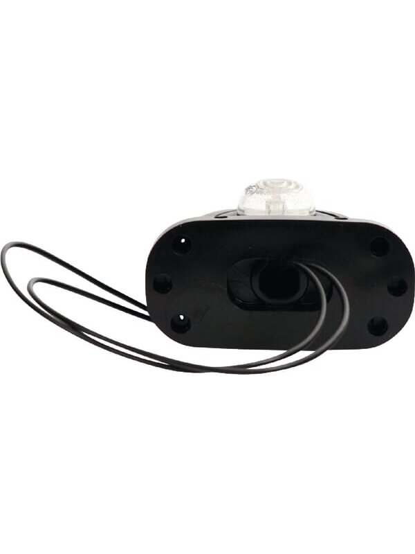 Žibintas LH LED, apvalus, 12/24V, raudonas/permatomas, tvirtinamas varžtais, 97x68x78mm, Waś 1