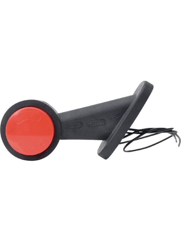 Žibintas RH LED, apvalus, 12/24V, baltas/raudonas, tvirtinamas varžtais, 108x135mm, Waś 1