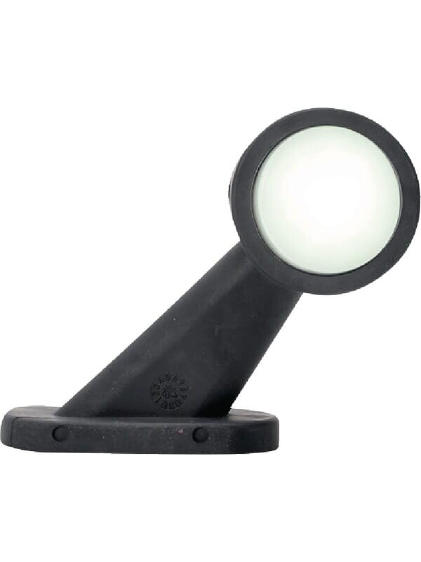 Žibintas RH LED, apvalus, 12/24V, baltas/raudonas, tvirtinamas varžtais, 108x135mm, Waś