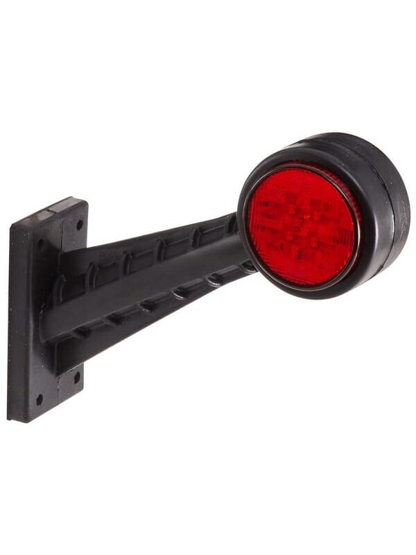 Žibintas RH LED, apvalus, 12/24V, raudonas/baltas, tvirtinamas varžtais, 142,5x45x160 mm, 8 LED, Hella ValueFit Žibintas RH LED, apvalus, 12/24V, raudonas/baltas, tvirtinamas varžtais, 142,5x45x160 mm, 8 LED, Hella ValueFit