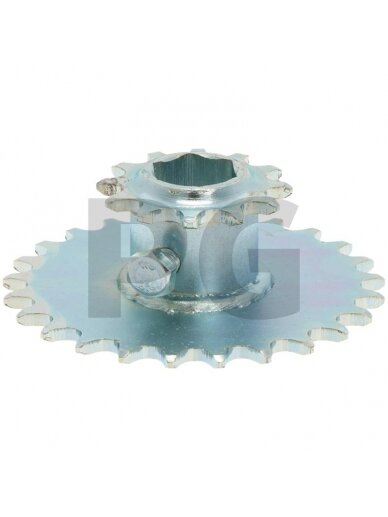 Žvaigždinis varomasis ratas (trąšų) 12/25 splines Žvaigždinis varomasis ratas (trąšų) 12/25 splines