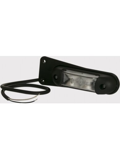 Žymėjimo lemputė LED, 0,8/1,7 W, stačiakampė, 12-24 V, raudona/balta, 139x35x35 mm, 4 LED, Kramp Žymėjimo lemputė LED, 0,8/1,7 W, stačiakampė, 12-24 V, raudona/balta, 139x35x35 mm, 4 LED, Kramp