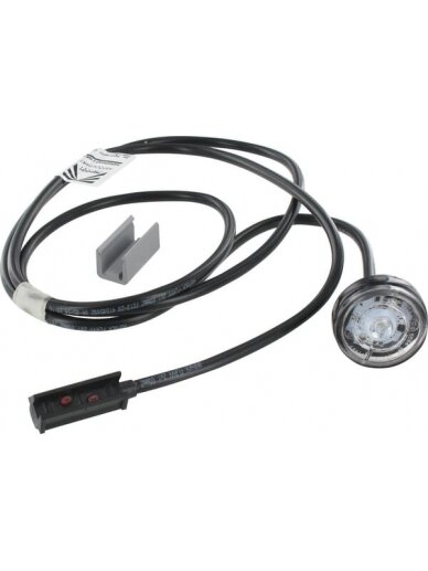 Žymeklio lemputė LED, apvali, 12/24 V, balta, tvirtinama varžtais, "Monopoint II", "Aspöck 1 Žymeklio lemputė LED, apvali, 12/24 V, balta, tvirtinama varžtais, "Monopoint II", "Aspöck 1