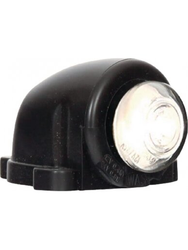 Žymeklio lemputė LED, apvali, 12/24V, balta, tvirtinama varžtais, 57,5x42x76 mm, Waś 2 Žymeklio lemputė LED, apvali, 12/24V, balta, tvirtinama varžtais, 57,5x42x76 mm, Waś 2