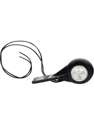 Žymeklio lemputė LED, apvali, 12/24V, skaidri, tvirtinama varžtais, 100x52mm, Waś Žymeklio lemputė LED, apvali, 12/24V, skaidri, tvirtinama varžtais, 100x52mm, Waś
