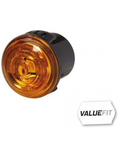 Žymeklio lemputė LED, apvali, 9/33V, gintarinė, tvirtinama varžtais, 30x29,8x30 mm, 1 LED, "Hella ValueFit Žymeklio lemputė LED, apvali, 9/33V, gintarinė, tvirtinama varžtais, 30x29,8x30 mm, 1 LED, "Hella ValueFit