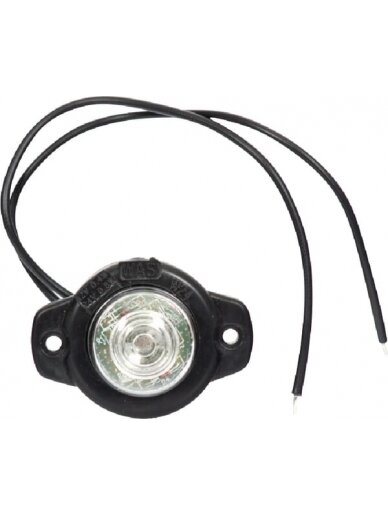 Žymeklio lemputė LED, citrina, 12/24V, balta, tvirtinama varžtais, 57x26mm, Waś Žymeklio lemputė LED, citrina, 12/24V, balta, tvirtinama varžtais, 57x26mm, Waś