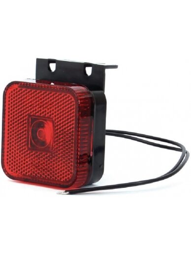 Žymeklio lemputė LED, kvadratinė, 12-24 V, 65x65x28 mm, Kramp Žymeklio lemputė LED, kvadratinė, 12-24 V, 65x65x28 mm, Kramp