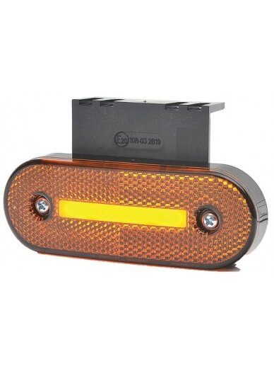 Žymeklis LED, su krypties indikatoriumi, stačiakampis, 12-24 V, 115,3x41,3x20 mm, Kramp