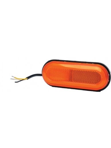 Žymeklis LED, su krypties indikatoriumi, stačiakampis, 12-24 V, 124x49x20 mm, Kramp 11 Žymeklis LED, su krypties indikatoriumi, stačiakampis, 12-24 V, 124x49x20 mm, Kramp 11