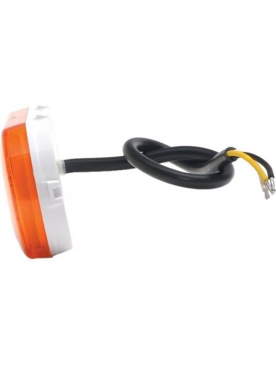 Žymeklis LED, su krypties indikatoriumi, stačiakampis, 12-24 V, 124x49x20 mm, Kramp 8