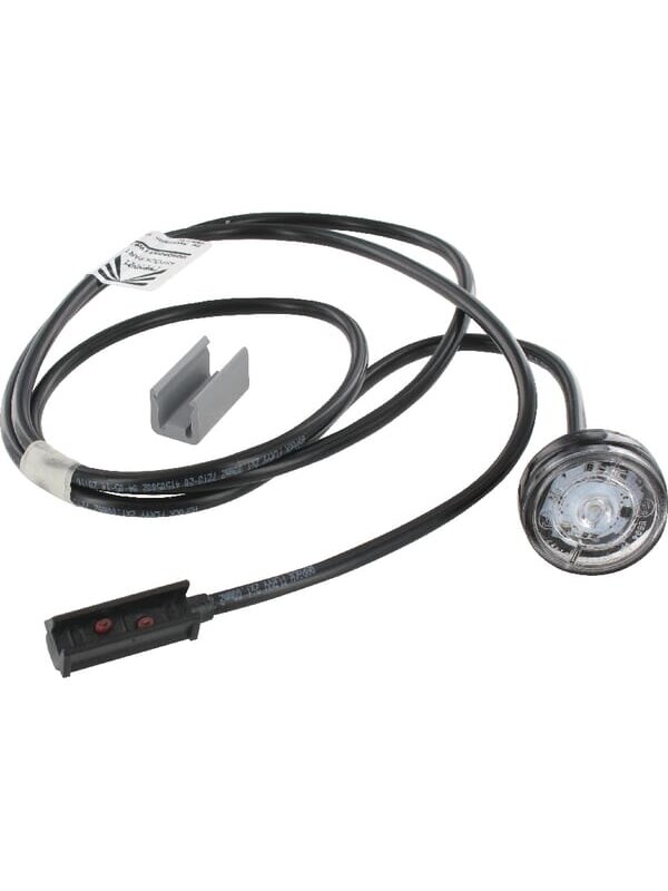 Žymeklio lemputė LED, apvali, 12/24 V, balta, tvirtinama varžtais, "Monopoint II", "Aspöck Žymeklio lemputė LED, apvali, 12/24 V, balta, tvirtinama varžtais, "Monopoint II", "Aspöck