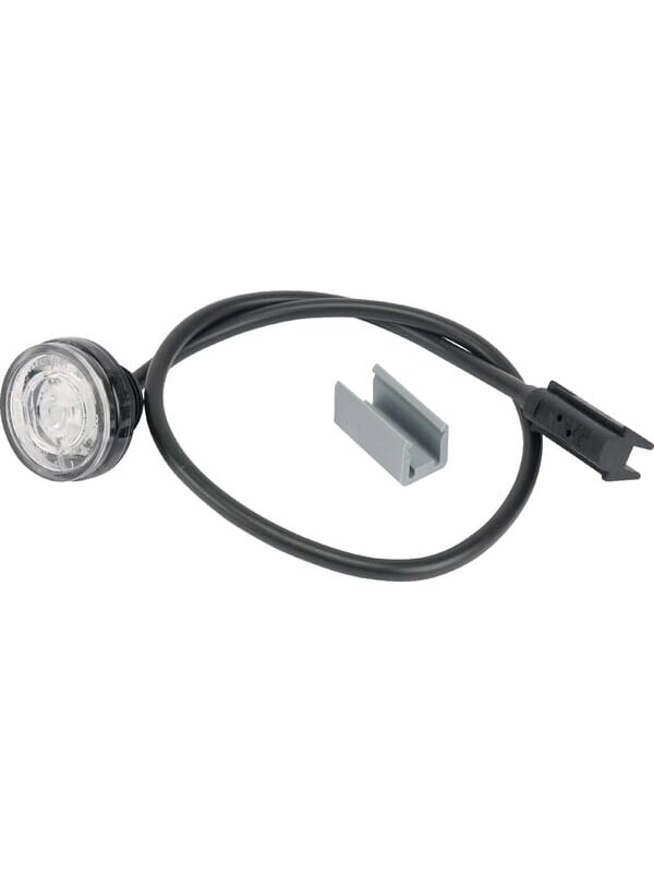 Žymeklio lemputė LED, apvali, 12/24 V, balta, tvirtinama varžtais, "Monopoint II", "Aspöck Žymeklio lemputė LED, apvali, 12/24 V, balta, tvirtinama varžtais, "Monopoint II", "Aspöck