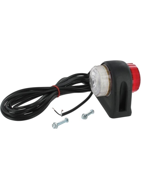 Žymeklio lemputė LED, apvali, 12/24 V, raudona/balta, tvirtinama varžtais 1 Žymeklio lemputė LED, apvali, 12/24 V, raudona/balta, tvirtinama varžtais 1
