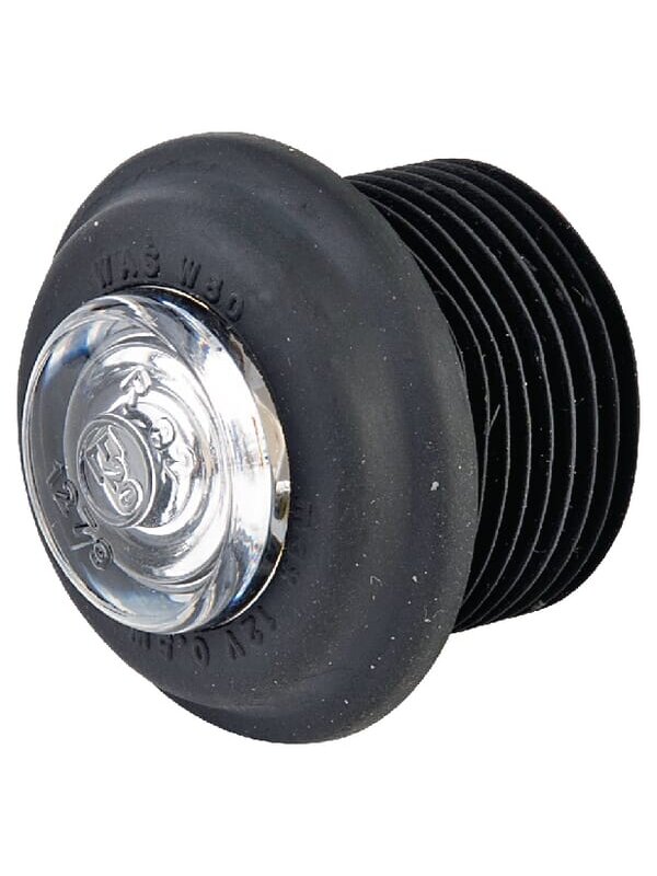 Žymeklio lemputė LED, apvali, 12/24 V, skaidri, tvirtinama varžtais, Ø 29 mm, Waś Žymeklio lemputė LED, apvali, 12/24 V, skaidri, tvirtinama varžtais, Ø 29 mm, Waś