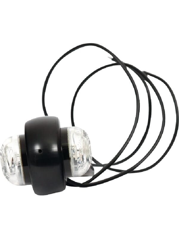 Žymeklio lemputė LED, apvali, 12/24V, skaidri, tvirtinama varžtais, 100x52mm, Waś 1 Žymeklio lemputė LED, apvali, 12/24V, skaidri, tvirtinama varžtais, 100x52mm, Waś 1